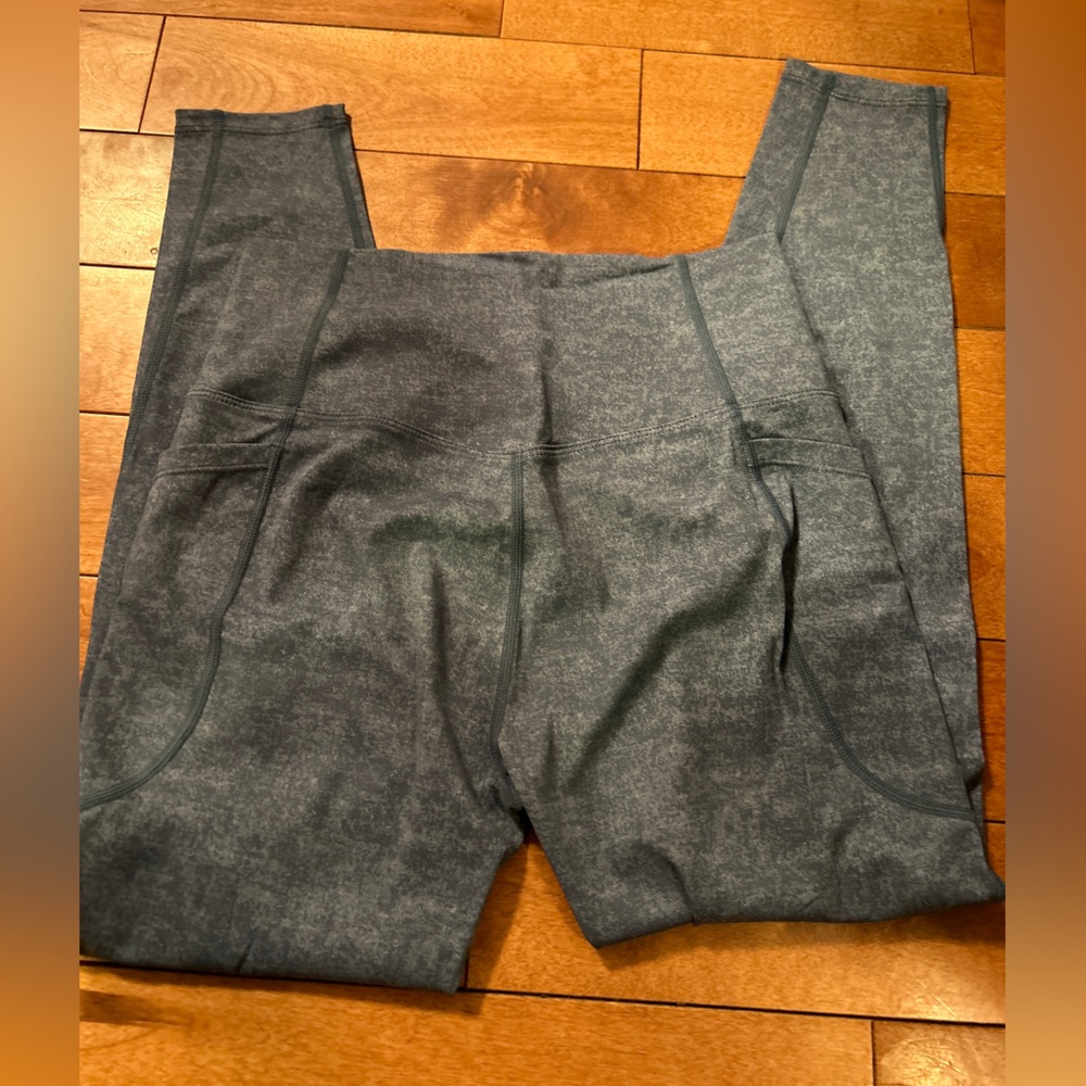 Blue Jean-look print, luon type material leggings